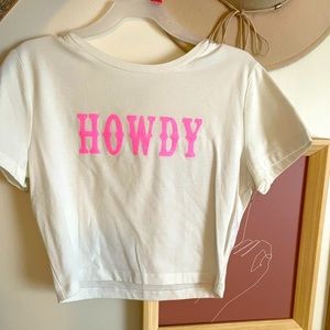 Howdy Crop Top